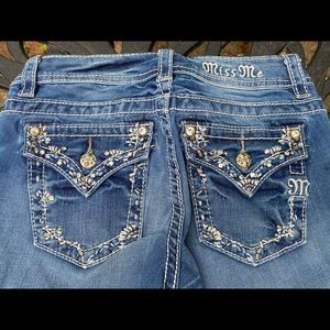 Miss Me Size 14 Girls Capri Jeans NWT